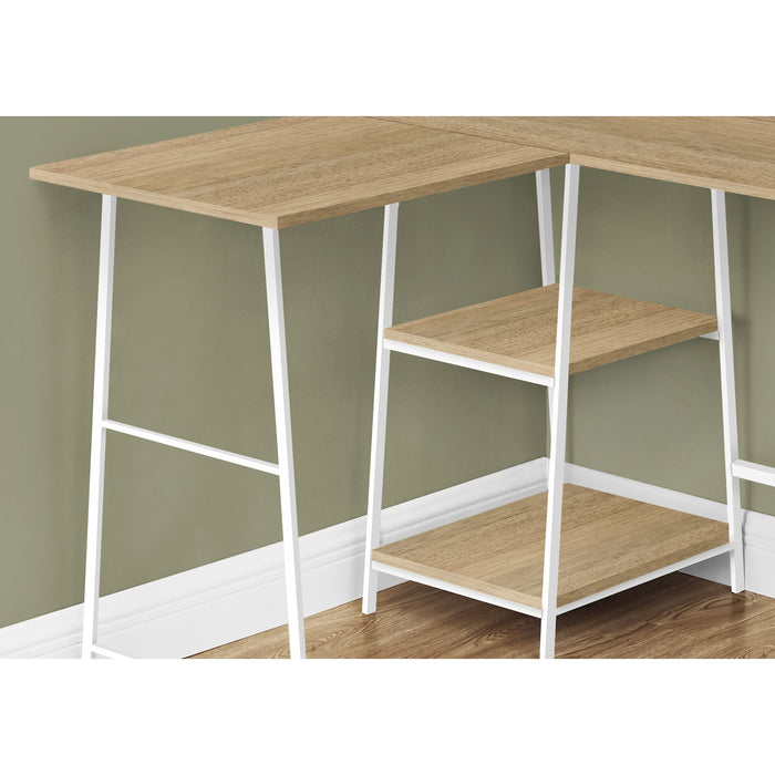 Computer Desk - 48"l - White Metal Corner