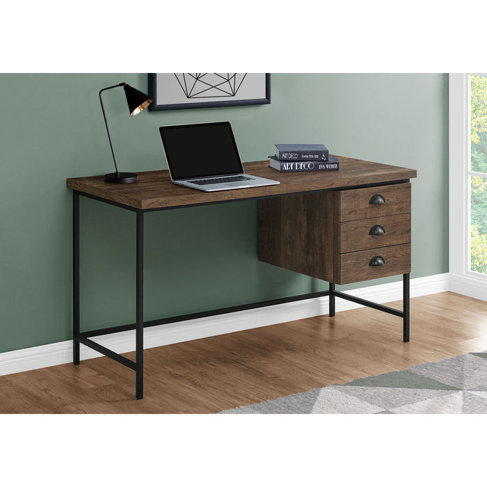 Computer Desk - 55"l - Black Metal