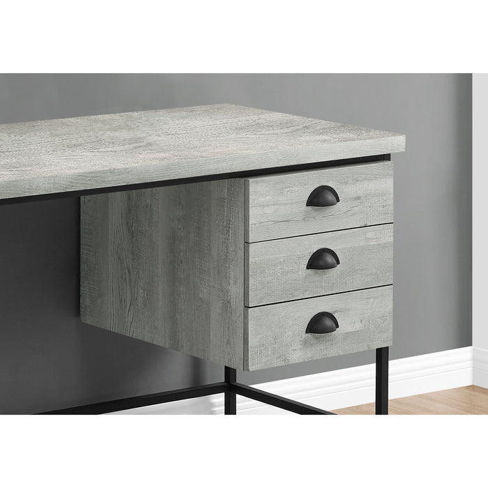 Computer Desk - 55"l - Black Metal