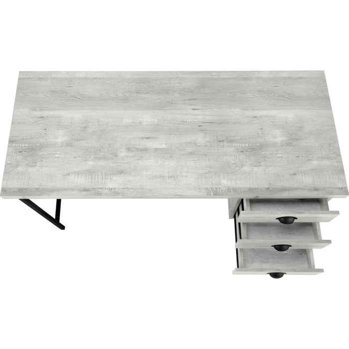 Computer Desk - 55"l - Black Metal