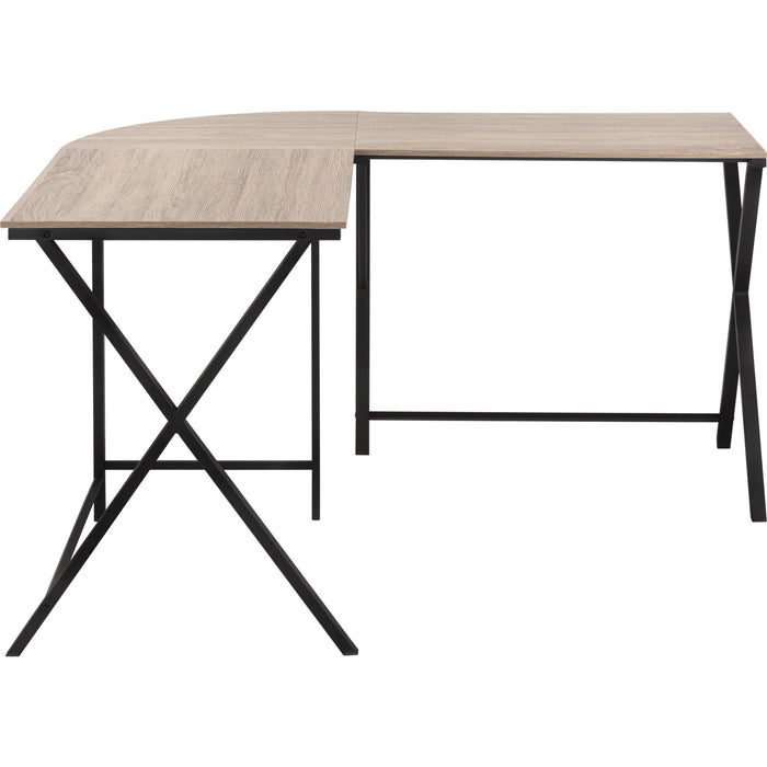 Computer Desk - 55"l - TOP/ Black Metal Corner