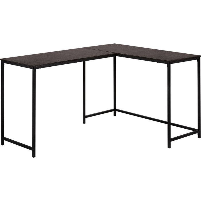 Computer Desk - 58"l - Black Metal Corner