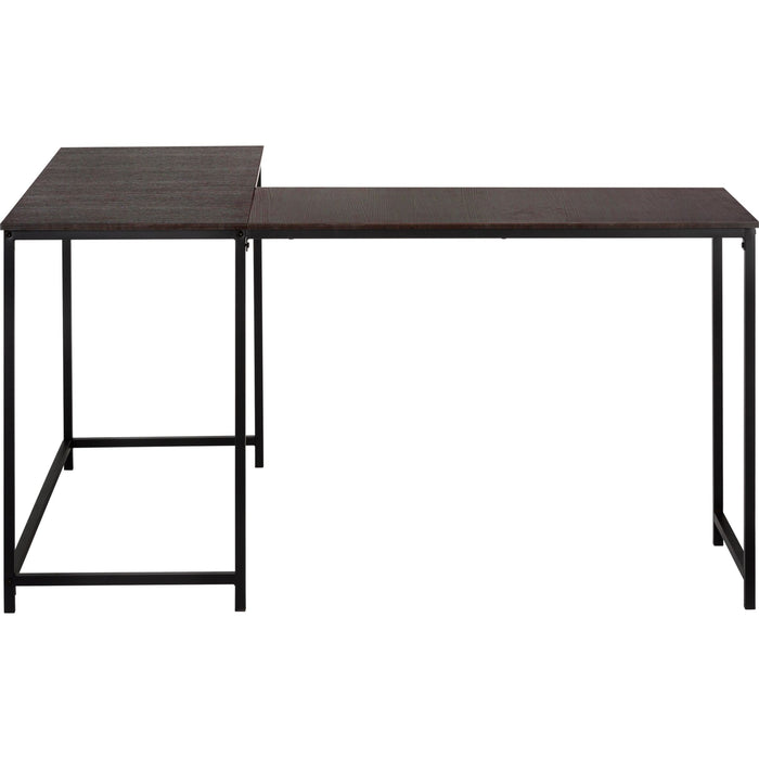 Computer Desk - 58"l - Black Metal Corner