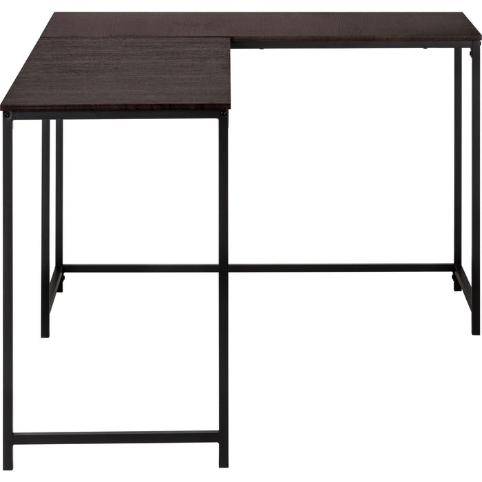 Computer Desk - 58"l - Black Metal Corner