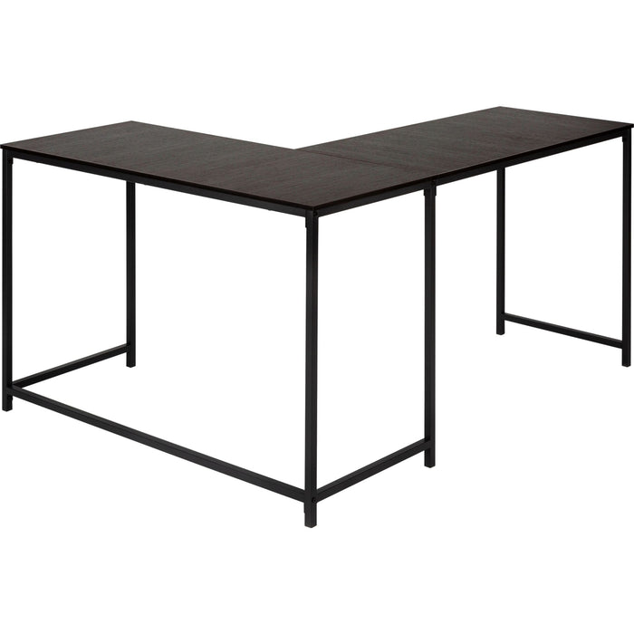 Computer Desk - 58"l - Black Metal Corner