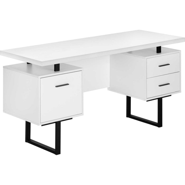 Computer Desk - 60"l - Black Metal