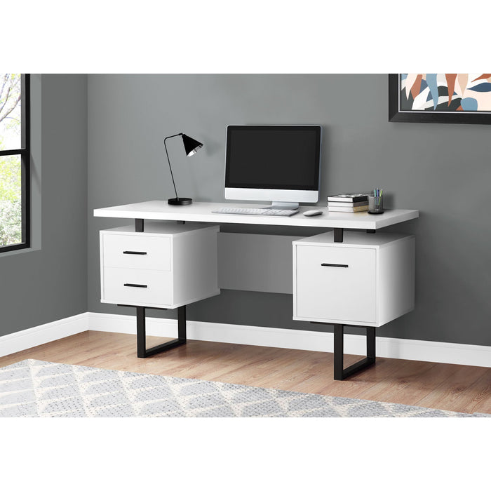 Computer Desk - 60"l - Black Metal
