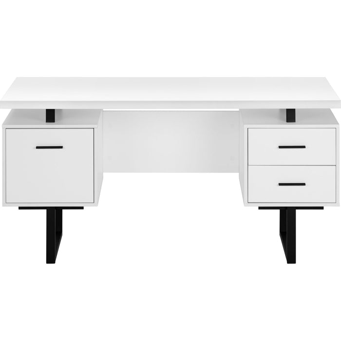 Computer Desk - 60"l - Black Metal
