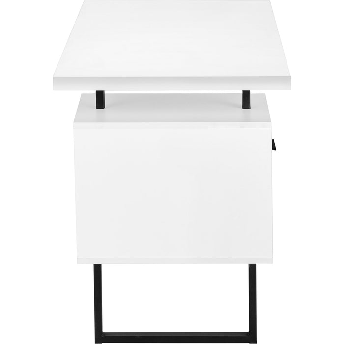 Computer Desk - 60"l - Black Metal