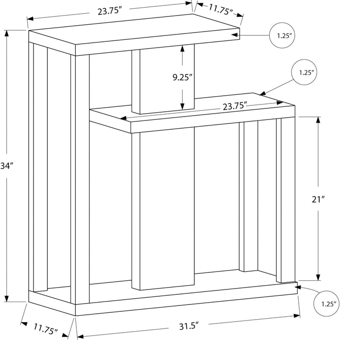 Console Table - Dark Taupe