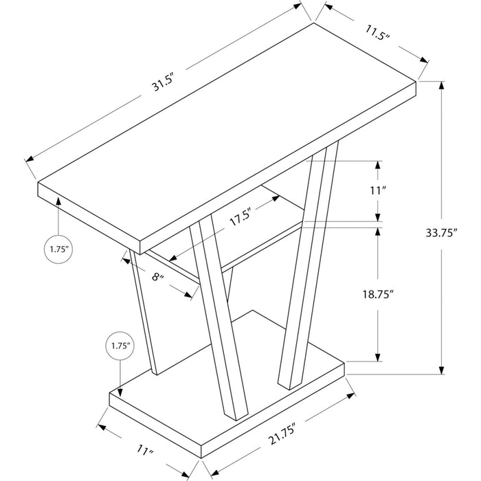 Console Table - White