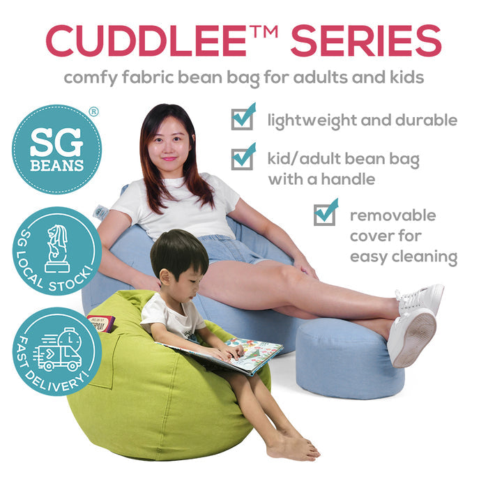 Cuddlee Fabric Bean Bag for Children & Adults