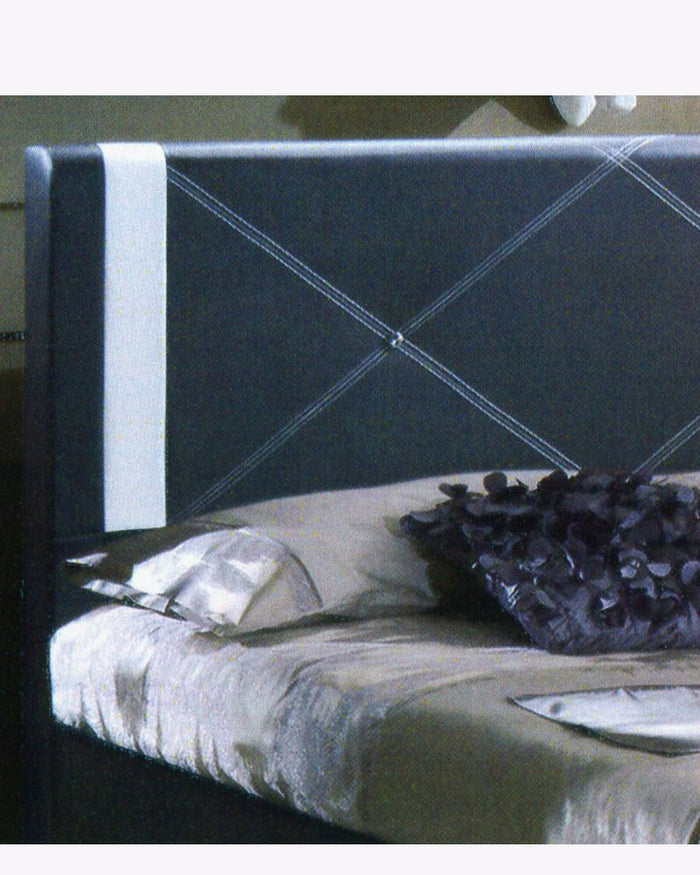 Curve Faux Leather Bed