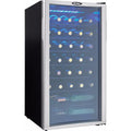 Danby 3.2 cu ft 36 Bottle Free-Standing Wine Cooler  - Metallic,Black (DWC350BLP)