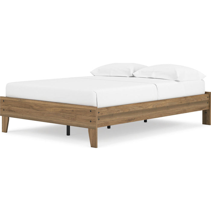 Deanlow Full Platform Bed - Honey