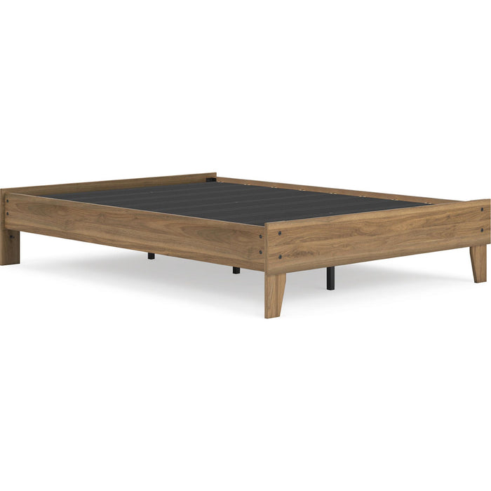 Deanlow Full Platform Bed - Honey