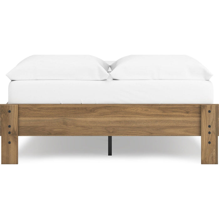 Deanlow Full Platform Bed - Honey