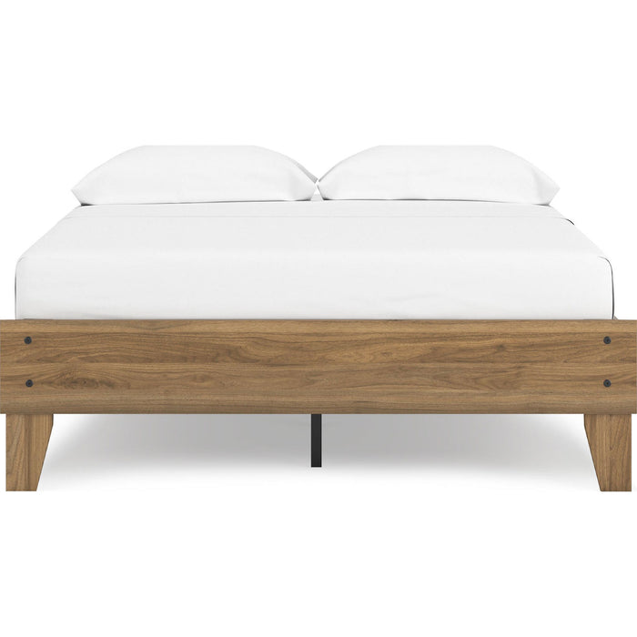 Deanlow Full Platform Bed - Honey