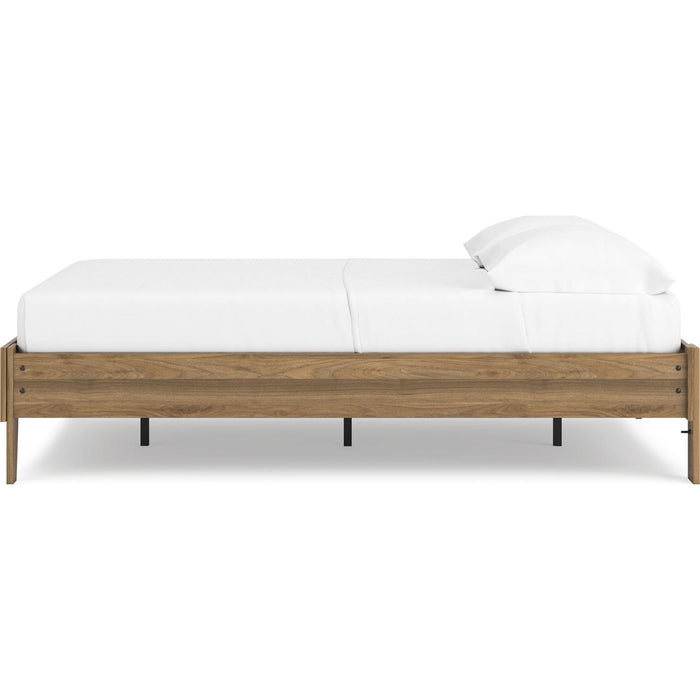 Deanlow Full Platform Bed - Honey