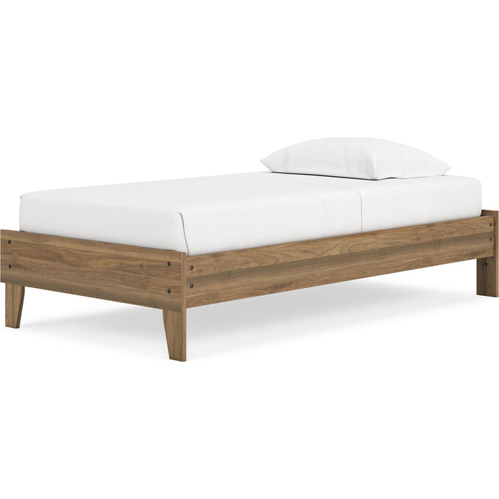 Deanlow Twin Platform Bed - Honey