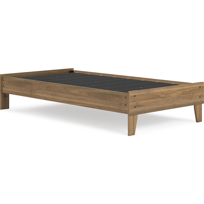 Deanlow Twin Platform Bed - Honey