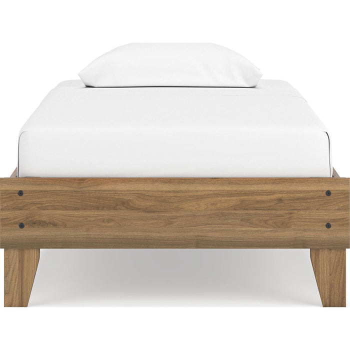 Deanlow Twin Platform Bed - Honey