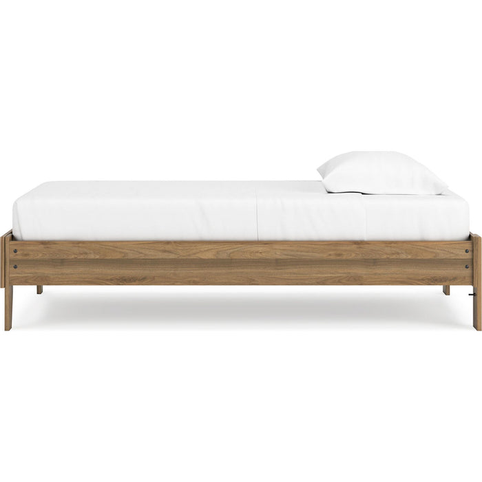 Deanlow Twin Platform Bed - Honey