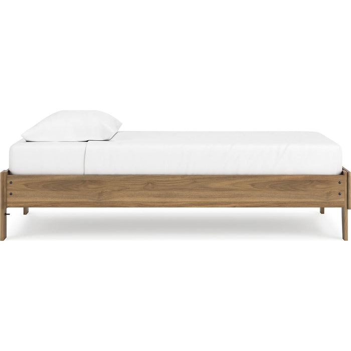 Deanlow Twin Platform Bed - Honey