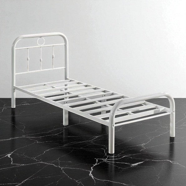 Denin Metal Bed - Single