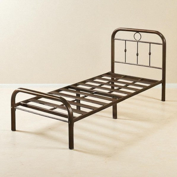 Denin Metal Bed - Single