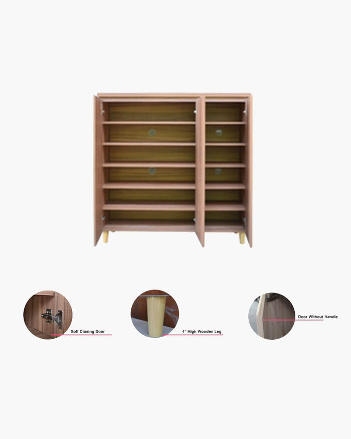 Desha Shoe Cabinet – 3 Door