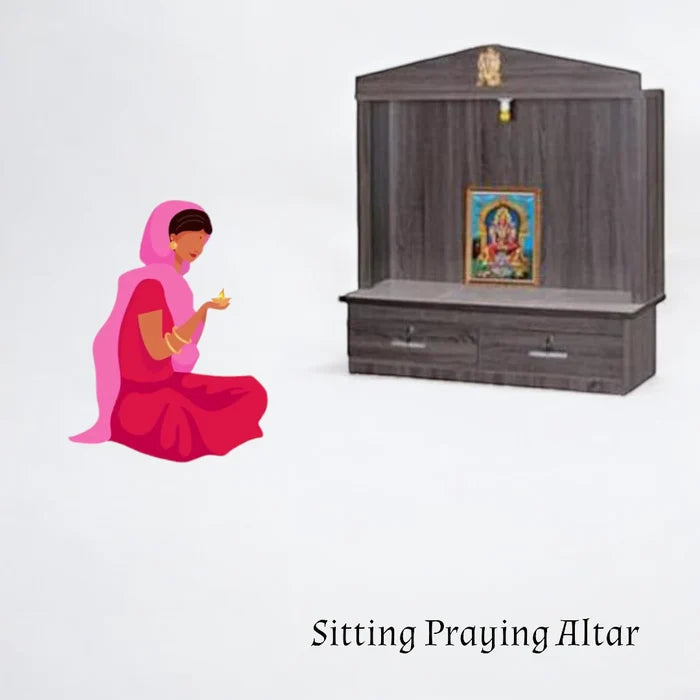 Dhanan Sitting Hindu Prayer Altar