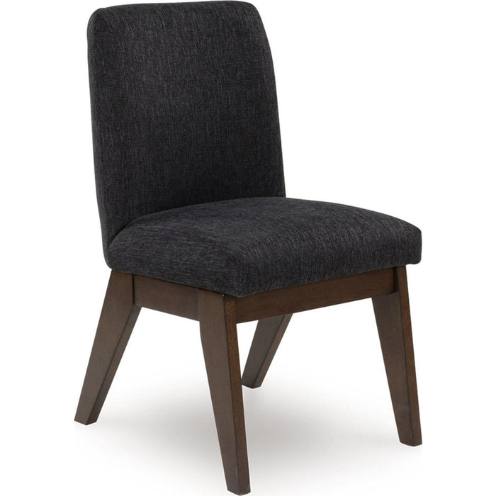 Dilenno Dining Chair - Black/Dark Brown - (PCD857-01)