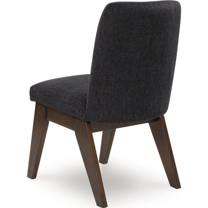 Dilenno Dining Chair - Black/Dark Brown - (PCD857-01)