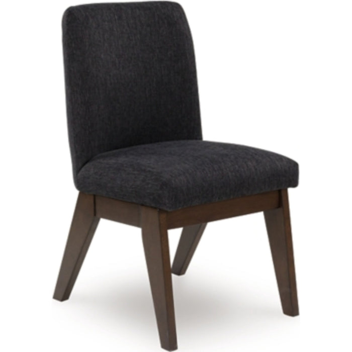 Dilenno Dining Chair - Black/Dark Brown - (PCD857-01)