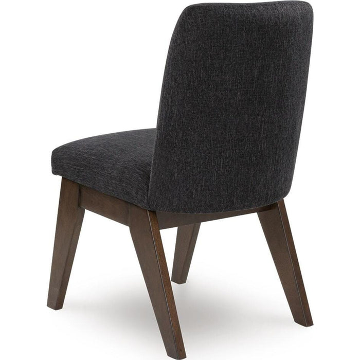 Dilenno Dining Chair - Black/Dark Brown - (PCD857-01)