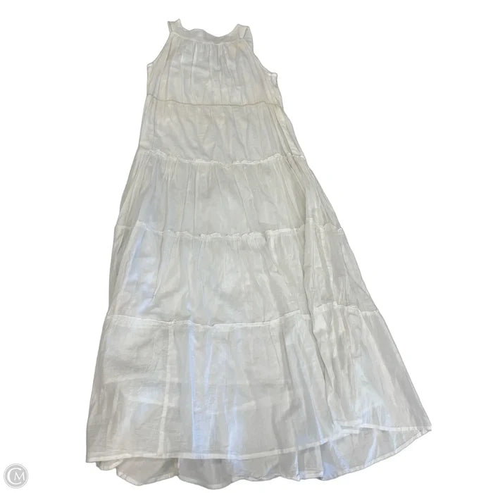 Dress Casual Maxi By Clothes Mentor In Blue & White, Size: L