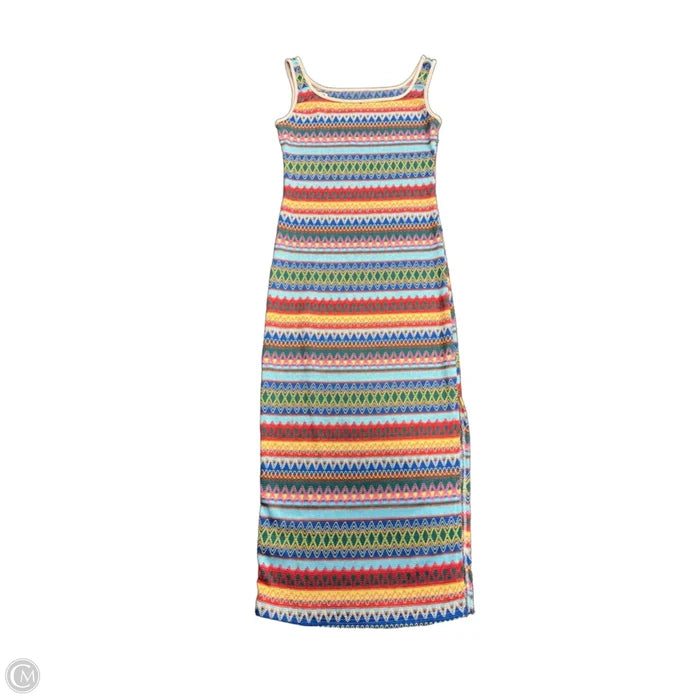 Dress Casual Maxi By Clothes Mentor In Multi-colored, Size: L