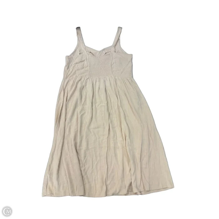 Dress Casual Maxi By Dept 222 In Tan, Size: Xl