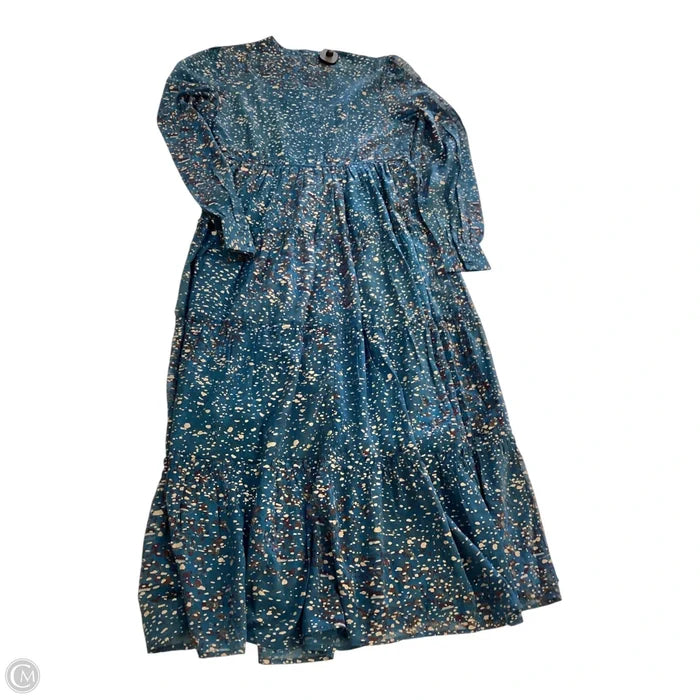 Dress Casual Maxi By Elan In Floral Print, Size: L