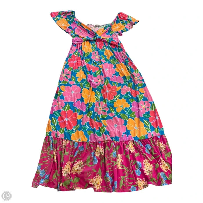Dress Casual Maxi By Haptics In Floral Print, Size: Xl