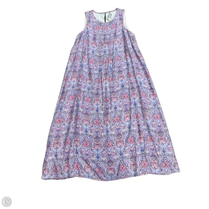 Dress Casual Maxi By J. Jill In Paisley Print, Size: Lp