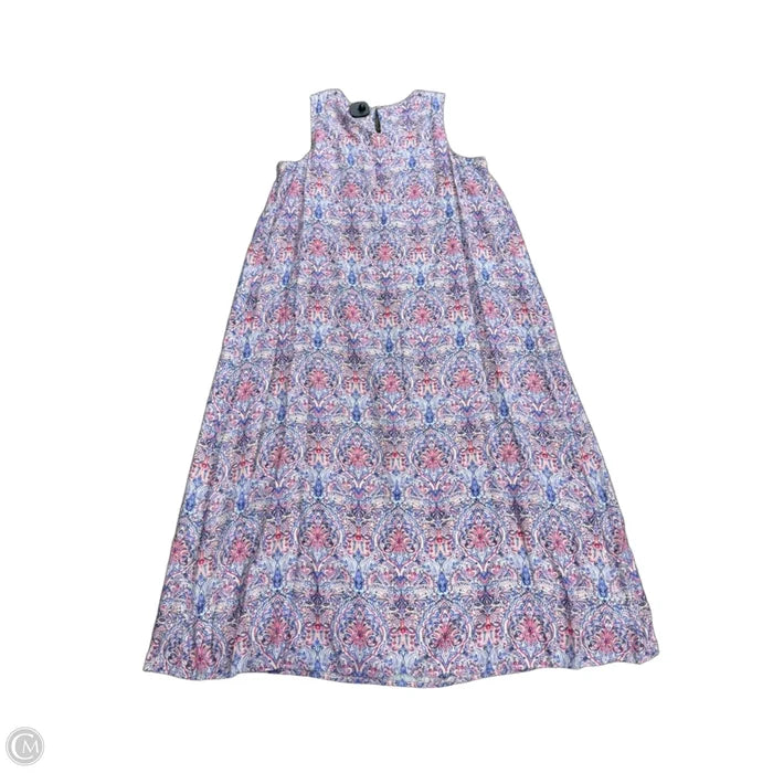 Dress Casual Maxi By J. Jill In Paisley Print, Size: Lp