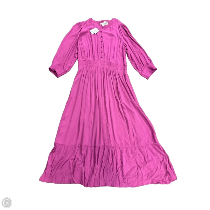 Dress Casual Maxi By J. Jill In Purple, Size: Lp