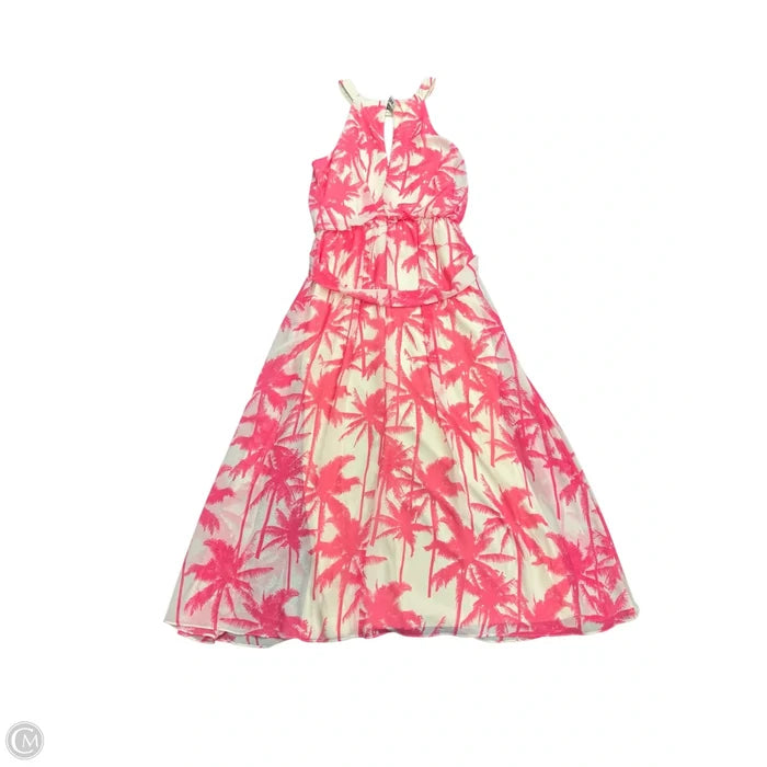 Dress Casual Maxi By Jessica Howard In Tropical Print, Size: 12