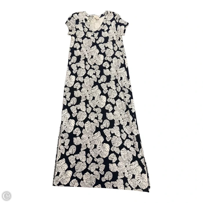 Dress Casual Maxi By Loft In Black & White, Size: S