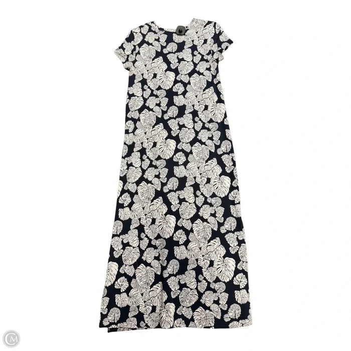 Dress Casual Maxi By Loft In Black & White, Size: S