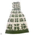 Dress Casual Maxi By London Times In Cream & Green, Size: 16