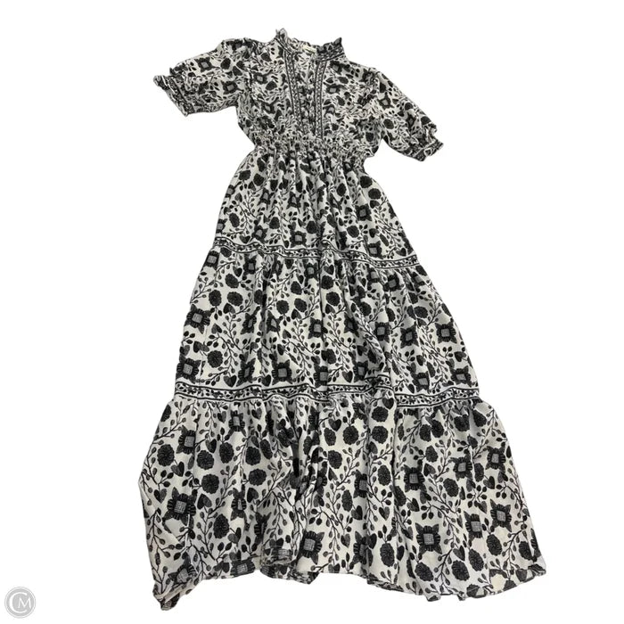 Dress Casual Maxi By Max Studio In Black & White, Size: L