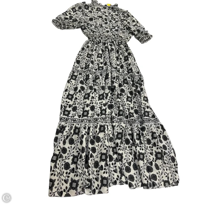 Dress Casual Maxi By Max Studio In Black & White, Size: L
